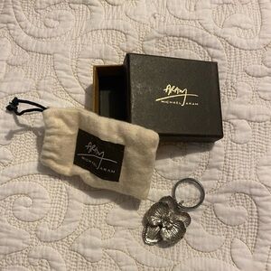 Michael Aram Lotus Keychain